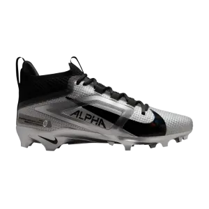 Бутсы Nike Saquon Barkley x Alpha Menace 4 Elite 'Black Metallic Silver', черный