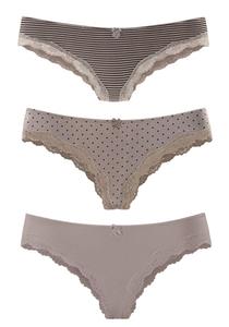LASCANA Трусики в цвете Greige