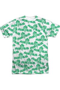 Футболка с коротким рукавом Batman Laughing At You для взрослых, 100% полиэстер Gildan, белый