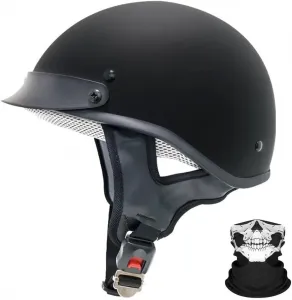 Мотоциклетный шлем, полушлем, реактивный шлем для мужчин и женщин с сертификатом ECE, шлем для скутера, круизера, чоппера, скейтборда, противоударный шлем, шлем для мопеда, шлем для горного велосипеда IRON JF, 1