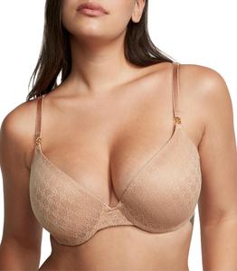 Victoria's Icon Push Up Bra, бюстгальтеры для женщин (32A-38DDD) Victoria's Secret, Praline