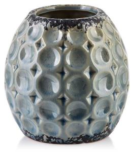 Декоративная ваза Mondex DIVINE, 14x15x14 см, бирюзовый