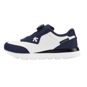 Descente Нескользящие низкие детские повседневные кроссовки с защитой от ударов, темно-синего цвета