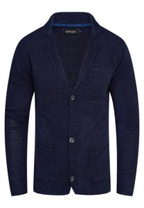 Вязаный кардиган behype FELIAN, темно-синий
