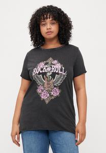 Футболка ONLY Carmakoma CARLUCY LIFE REG JRS NOOS, Black