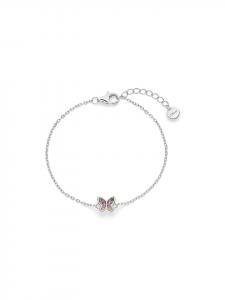 s.Oliver Серебряный браслет с радужной бабочкой из серебра