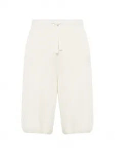 Вязаные шорты на кулиске Laneus, бежевый