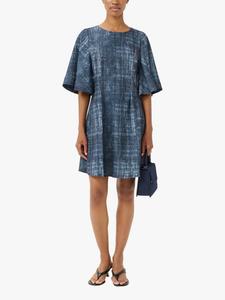 Demia платье-мини расклешенное Gestuz, Dark Denim Structure