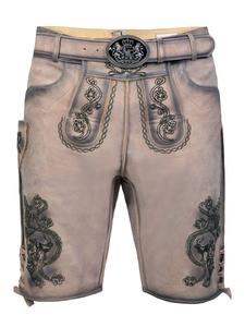 Edelnice Короткие брюки из натуральной кожи дикого оленя Felix