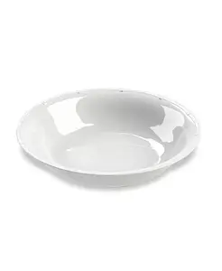 Бамбуковая миска с приподнятым краем, 13,8 дюйма, 126 унций Abode Homewares, white
