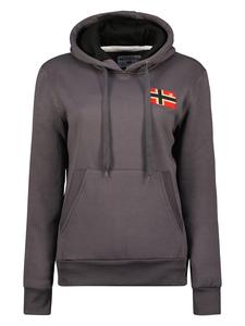 Толстовка Geographical Norway Hoodie Genifer, темно-серый