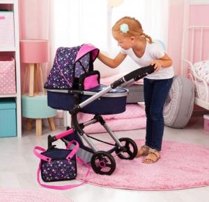 BAYER, коляска Combi Vario, темно-синий и розовый 18417AA 84174