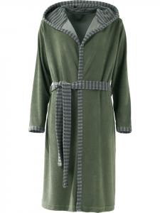 Redbest  Легкий махровый халат Tracy оливкового цвета