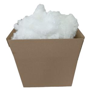 Наполнитель хлопок, моющийся, 1 кг, наполнитель подушек, волокнистые шарики, крафтовый хлопок, полиэстер Haus und Deko