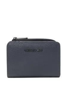 Кожаный кошелек с логотипом Mandarina Duck, синий