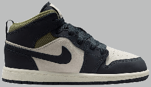 Кроссовки Air Jordan 1 Mid SE PS, синий