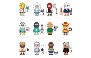 Farmer Bob World Voyage слепой бокс полный набор 12 шт FINDING UNICORN