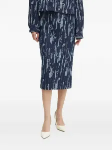 Юбка с абстрактным принтом IxoraBBTanella Bruuns Bazaar, синий