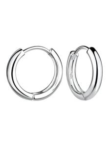 Alexander York Круглые серьги HUGGIES (22 мм) из серебра 925 пробы, комплект из двух сережек