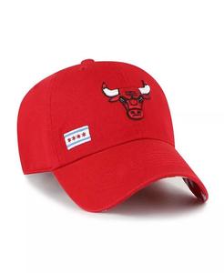 Женская регулируемая кепка Red Chicago Bulls Confetti Undervisor '47 Brand, красный