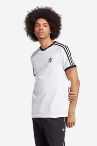 Хлопковая футболка с 3 полосками adidas Originals, белый