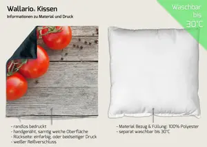 Декоративная поудшка Wallario, коричневый