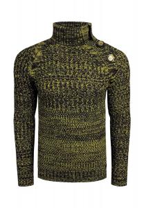 Свитер с модными декоративными пуговицами RUSTY NEAL, цвет Anthrazit Gelb