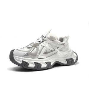 Низкие массивные кроссовки мужские CHAOSHU, White Gray