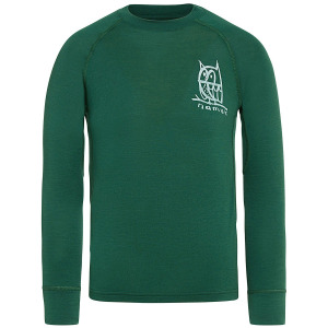 Топ namuk Uil Merino Long Sleeve, цвет Mountain Green