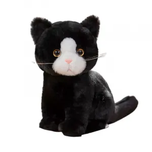 Пасторальная кошка в сидячей позе плюшевая кукла высота 26см длина 26см Mise