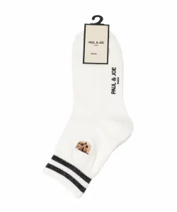 (M) Вышитые носки до щиколотки PAUL & JOE/Paul & Joe Kanokonunet, универсальный размер