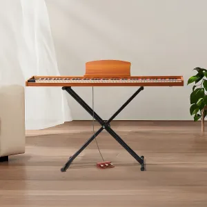 Ozici 88 клавиш, полноразмерные полу-взвешенные стандартные клавиатуры, деревянное цифровое пианино с подставкой, MIDI Bluetooth, тройные педали, наушники