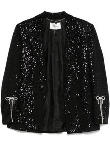 NISSA пиджак с пайетками, черный