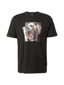 BOSS Футболка 'Dobermann' в черном цвете