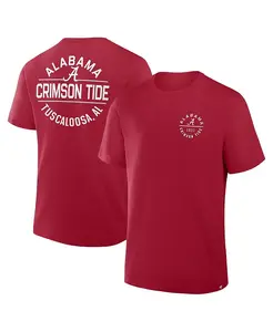 Мужская футболка Fastbreak Alabama Crimson Tide цвета малиновый Fanatics