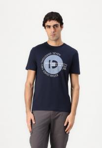 Футболка TOM TAILOR DENIM PRINTED, Dark Navy/Dark Blue