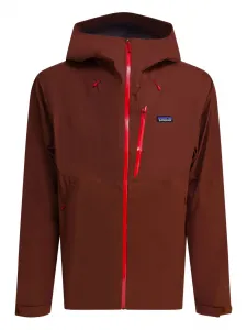 Куртка на молнии с капюшоном Patagonia, коричневый