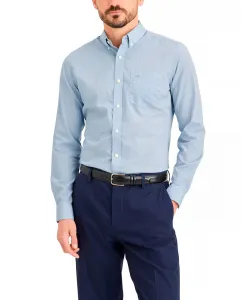 Мужская рубашка антипятно, не требует глажки Dockers, светло-голубой