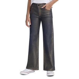 Джинсы Girls' 7-16 wide leg foil metallic denim Levi'S