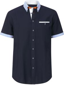 Рубашка на пуговицах классического кроя BABISTA Florevetto, небесно-голубой/темно-синий