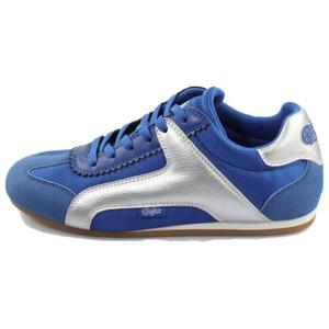 Buffalo Низкие повседневные туфли унисекс, синие, серебристые