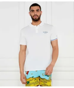 Футболка поло Regular fit Iceberg, белый