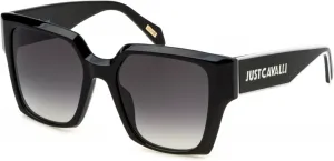 Солнцезащитные очки Just Cavalli SJC 091 V 700f, глянцево-черные, Shiny Black