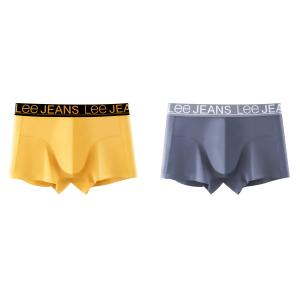 Мужские трусы 2 штуки в подарочной упаковке Lee, желтый