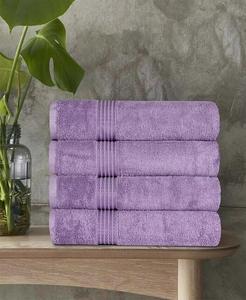 Набор быстросохнущих полотенец Superior из египетского хлопка 8 шт, фиолетовый