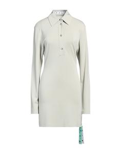 Платье Off, светло-серый