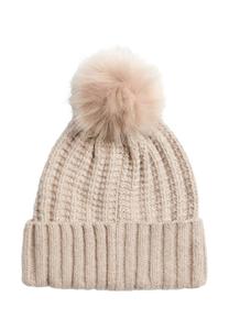 Шапка Lipsy Beanie, Neutral/Beige