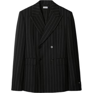 Burberry Пальто-костюм FW24 для мужчин, черное