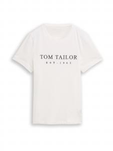 TOM TAILOR Футболка в цвете Off White