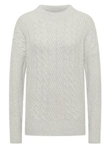 Свитер цвета металлик-серый меланж Cecil